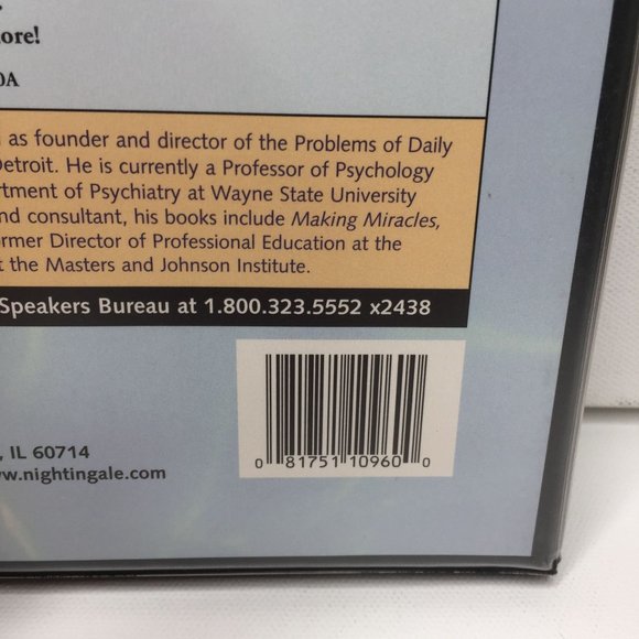 Nightingale The Pleasure Principle Paul Pearsall Cassette Set Audio Books Tape - Picture 9 of 9